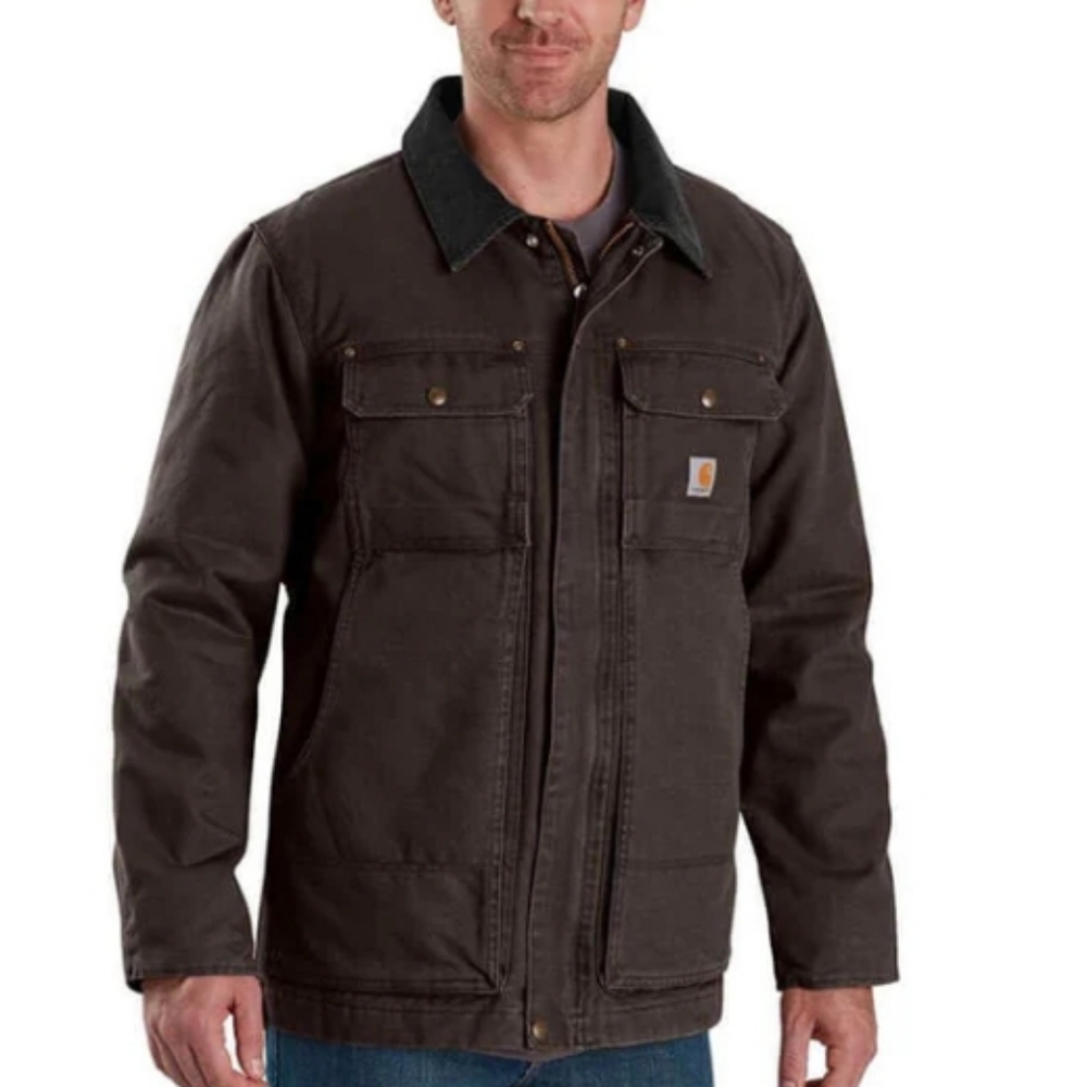 Carhartt FULL SWING® RELAXED FIT WASHED DUCK INSULATED TRADITIONAL COAT (XLT)